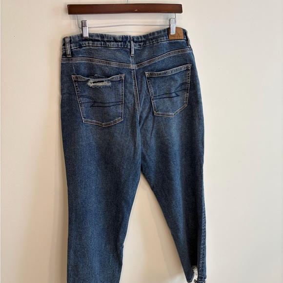 American Eagle Curvy Straight Stretch Jeans Size 14 - Picture 7 of 7